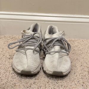 Sorel Kinetic Lace White and Grey Sneakers